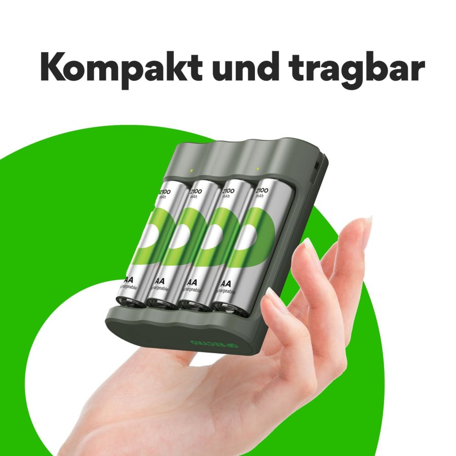 GP ReCyko 4-Port USB Charger B441 incl. 4xAA 2100mH batteries #5