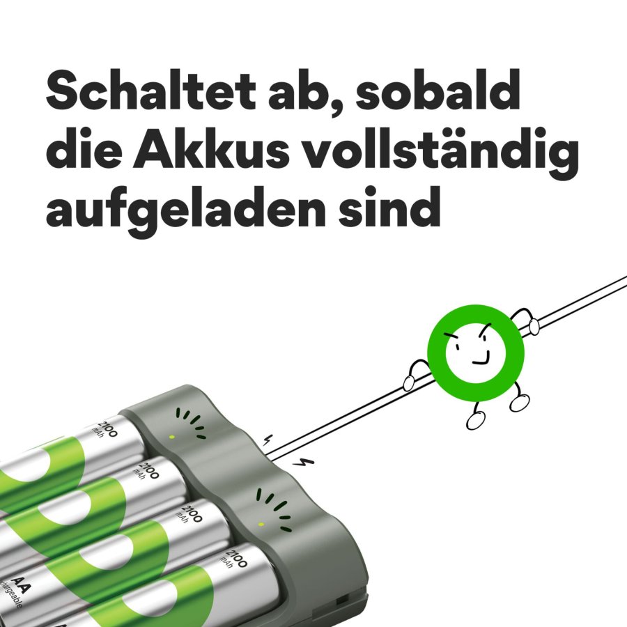 GP ReCyko 4-Port USB Charger B441 incl. 4xAA 2100mH batteries #11