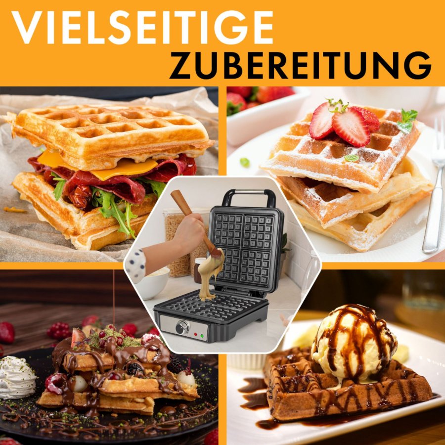 Proficook PC-WA 1241 inox Brüsseler Waffelautomat 4-fach #5