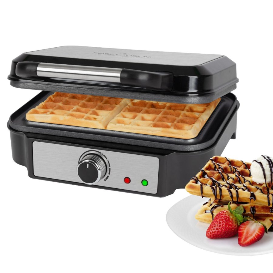 Proficook PC-WA 1240 inox Brüsseler Waffelautomat 2-fach #1