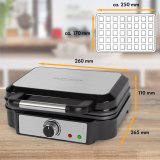 Proficook PC-WA 1240 inox Brüsseler Waffelautomat 2-fach #3