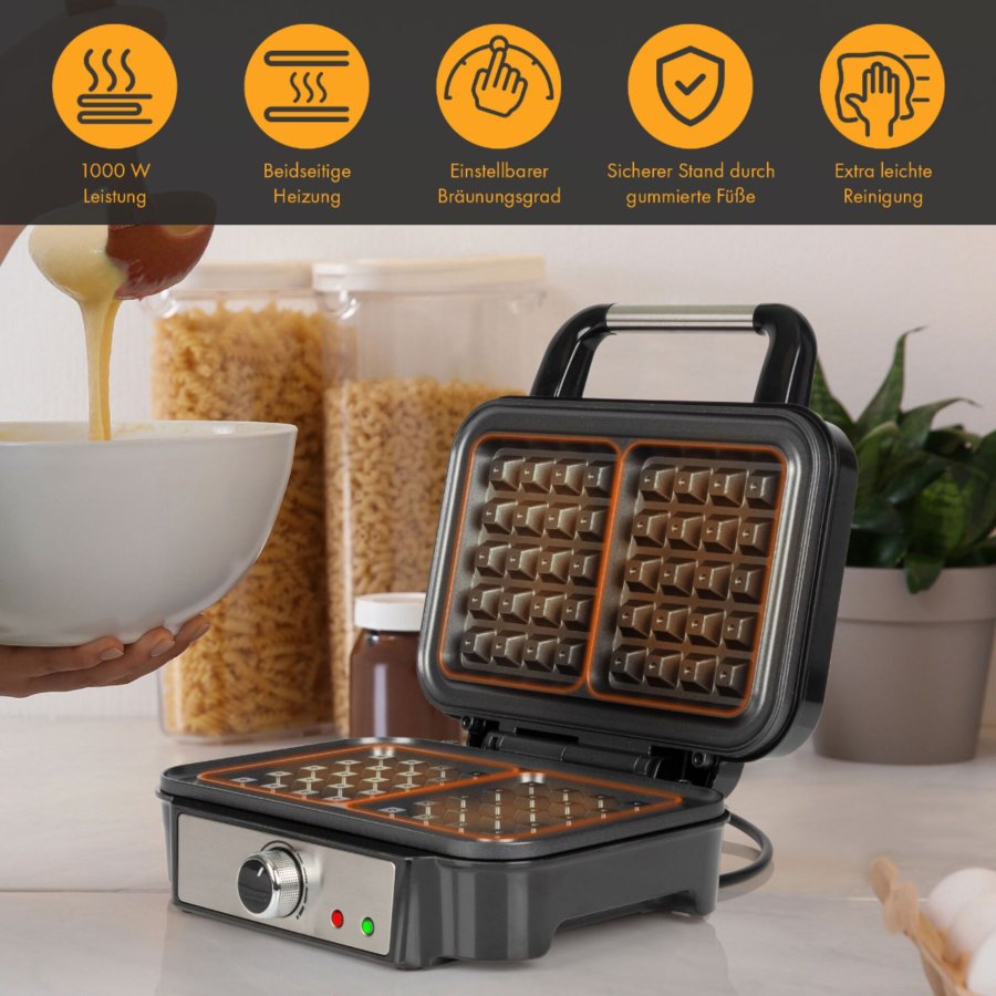 Proficook PC-WA 1240 inox Brüsseler Waffelautomat 2-fach #7