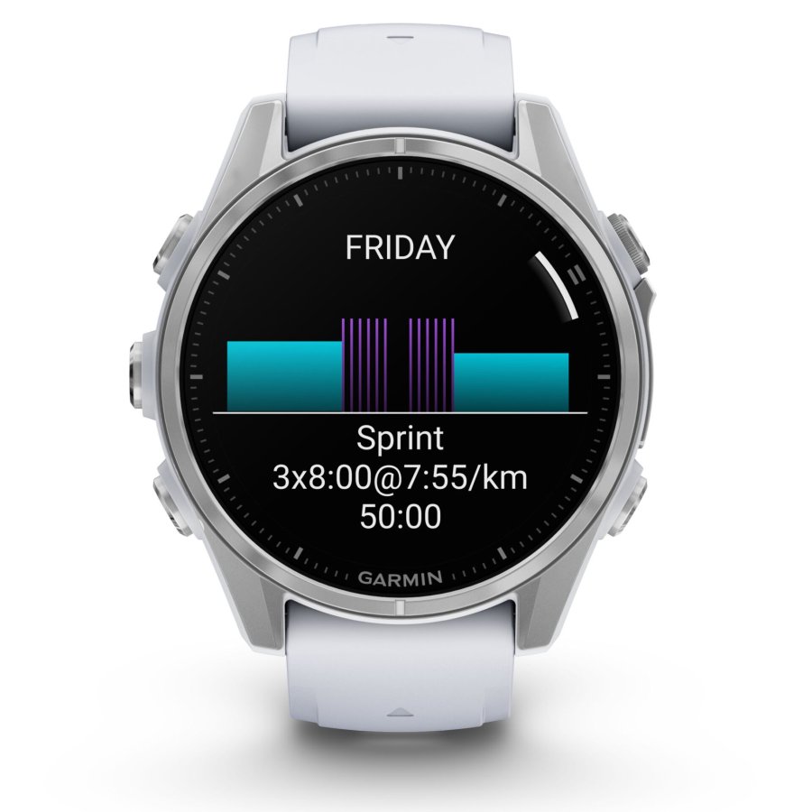Garmin fenix 8 (43mm) Whitestone/Silver #6