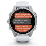 Garmin fenix 8 (43mm) Whitestone/Silver #8