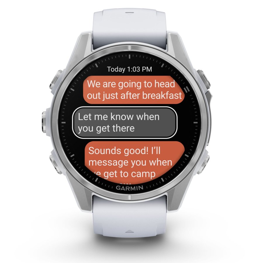 Garmin fenix 8 (43mm) Whitestone/Silver #8