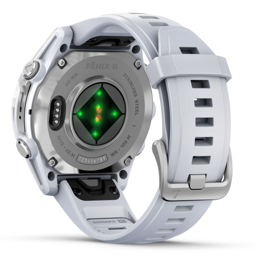 Garmin fenix 8 (43mm) Whitestone/Silver #15