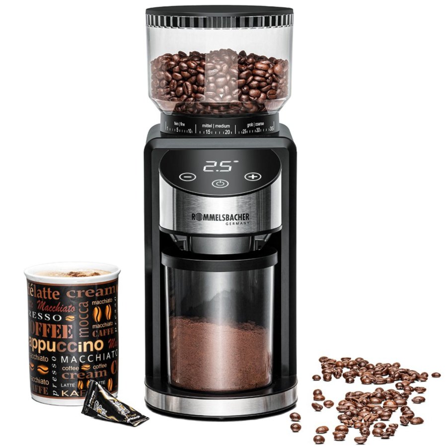 Rommelsbacher EKM 400 kaffemlle 200 W Sort, Rustfrit stl #2