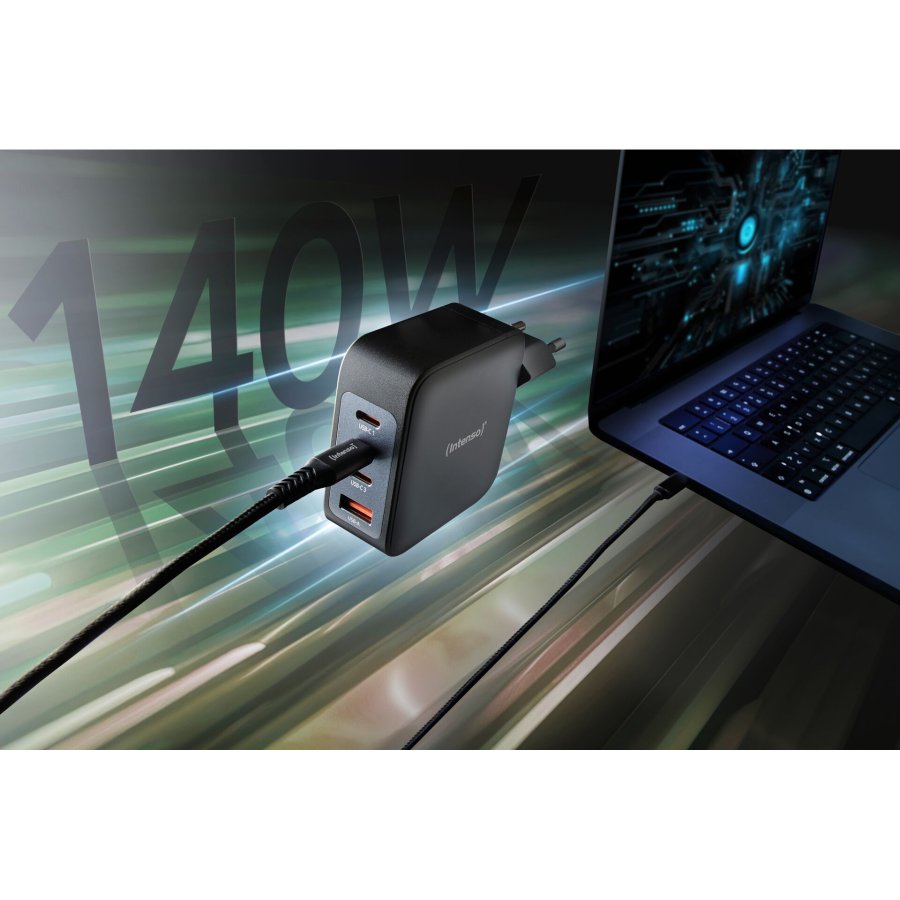 Intenso Power Adapter W140 SET 2x USB-C 1x USB-A incl. Cable #8