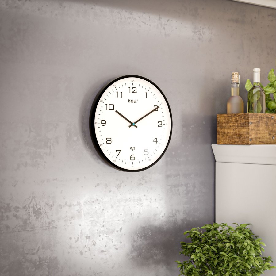Mebus 13079 Funk Wall Clock #6