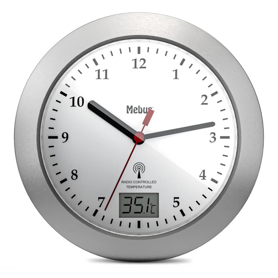 Mebus 41124 Radio Bathroom Clock #1