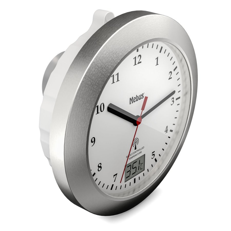 Mebus 41124 Radio Bathroom Clock #3