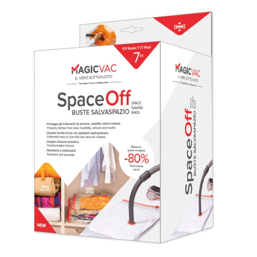 MagicVac Vakuum Kleiderbeutelset Space-Off 6 tlg. #1