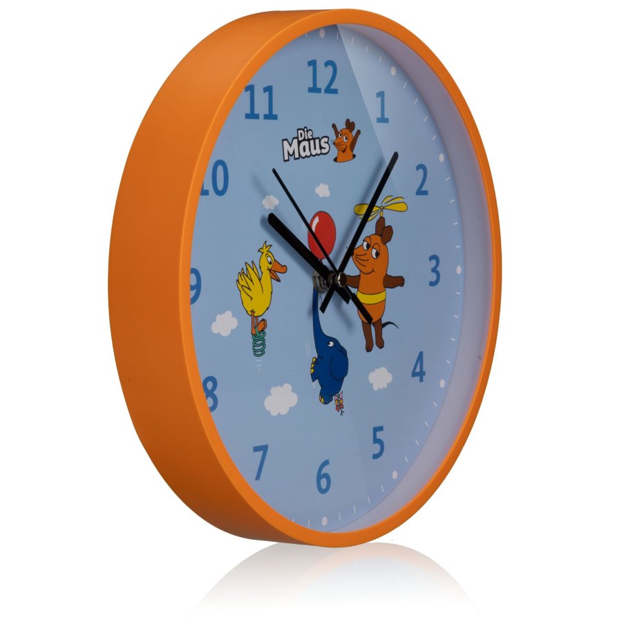 DieMaus Wall Clock for Kids Mouse, Elephant & Duck #3