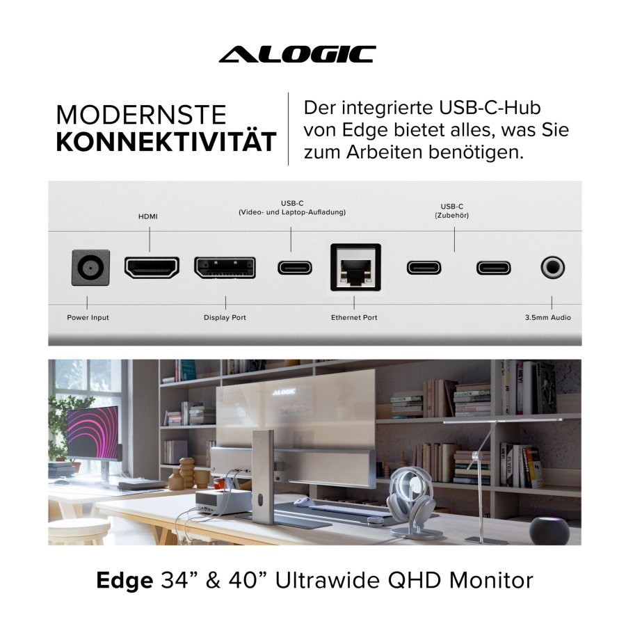 Alogic EDGE 34  Ultrawide Monitor Space Gray #6