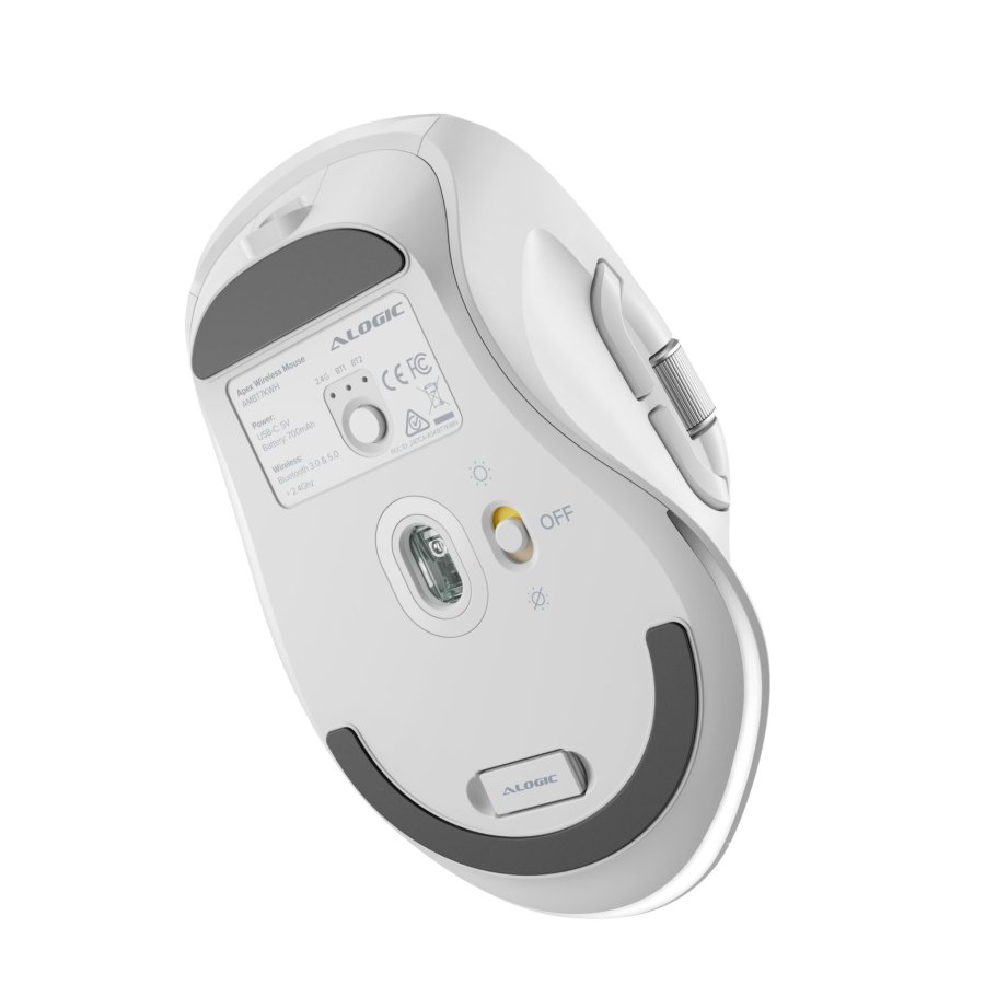 Alogic Apex Bluetooth Wireless Mouse White #4