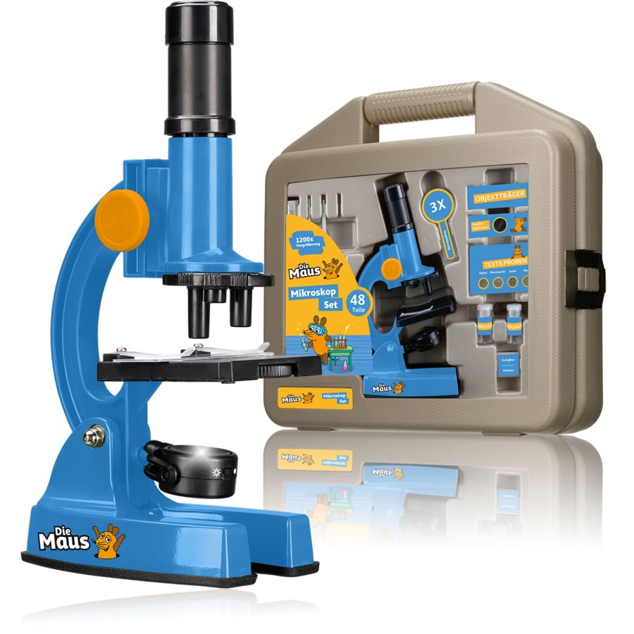 DieMaus Microscope Set for Kids with Case #4