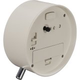 Hama Radio Clock Flores analogue w/o ticking, grey/beige   222229 #3