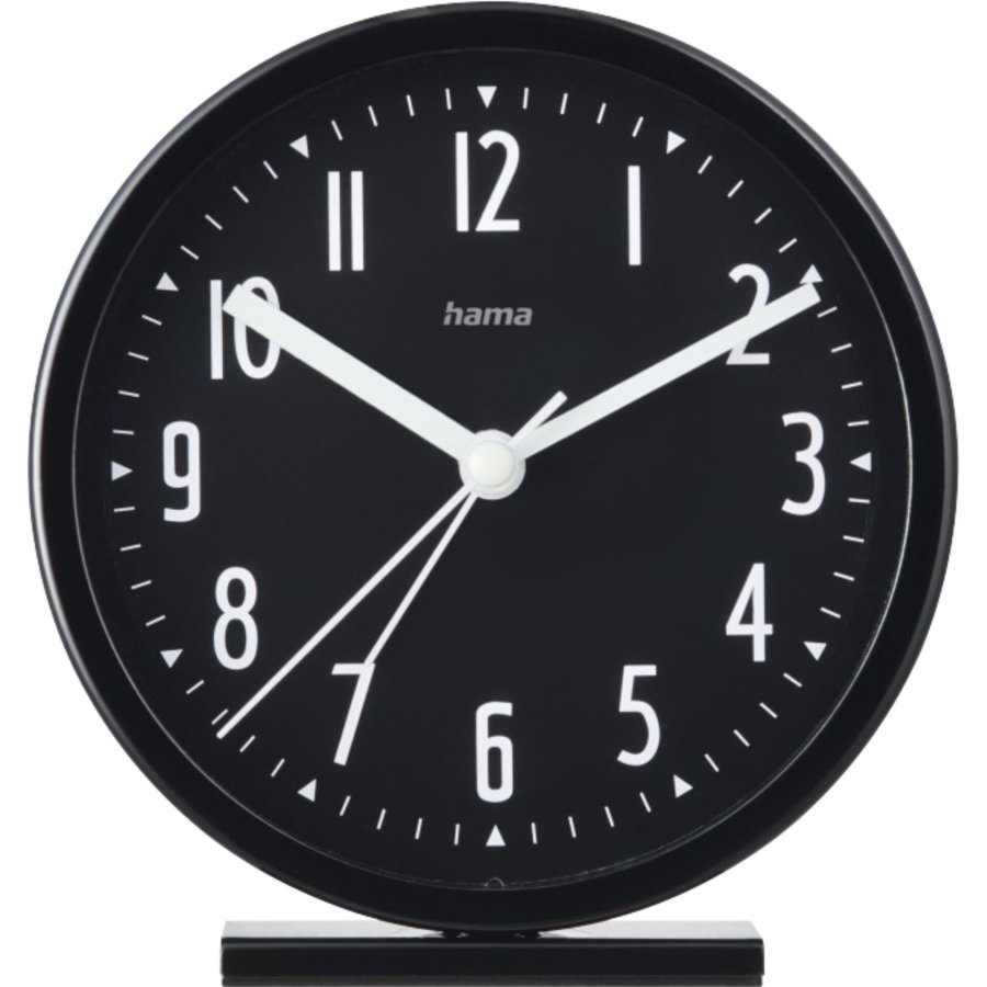 Hama Alarm Clock Skye w/o ticking, black        222211 #1