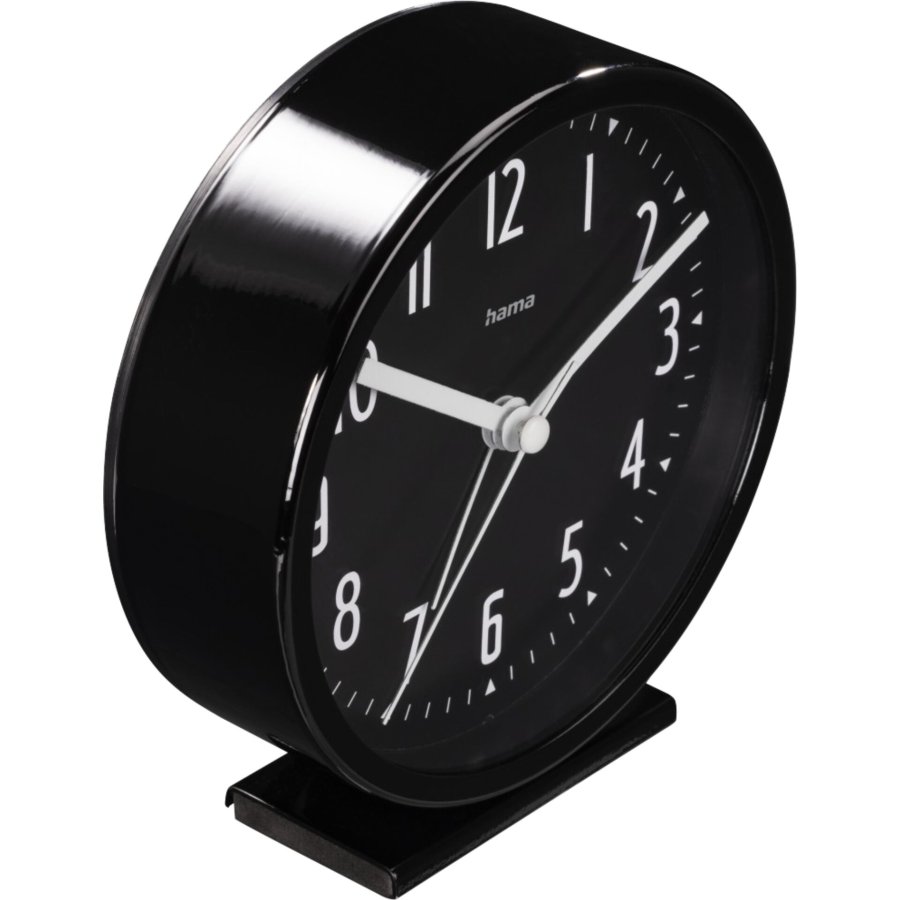 Hama Alarm Clock Skye w/o ticking, black        222211 #2