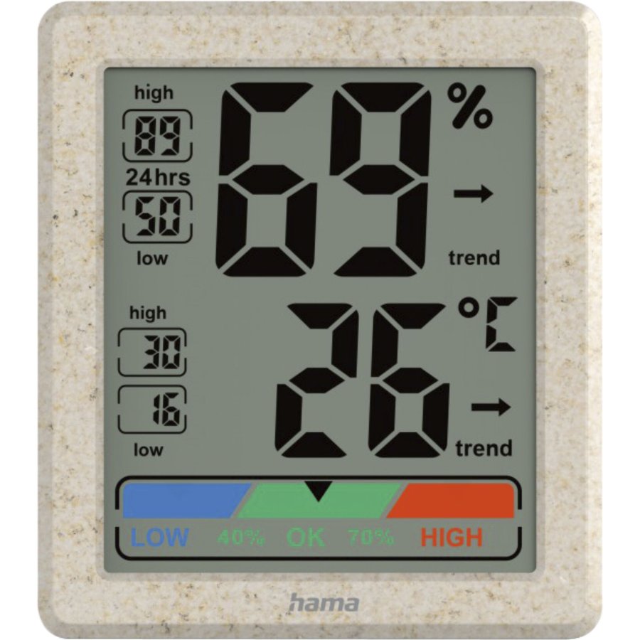 Hama Thermometer and Hygrometer Ponza, digital for indoor 222227 #2
