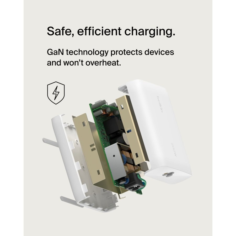 Belkin BOOST Charge PRO 200Watt 4-Port USB-C GaN Char.WCH015vfWH #10