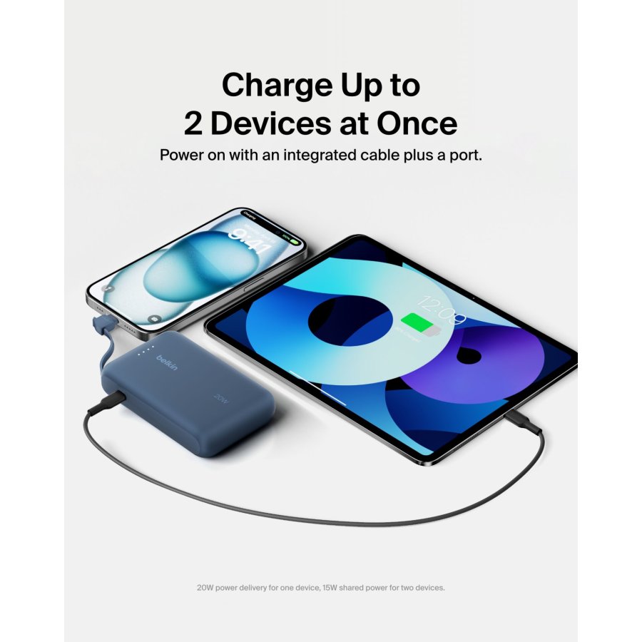 Belkin BOOST Charge Powerbk. 20W 10.000mAh USB-C blue BPB021hqBL #12