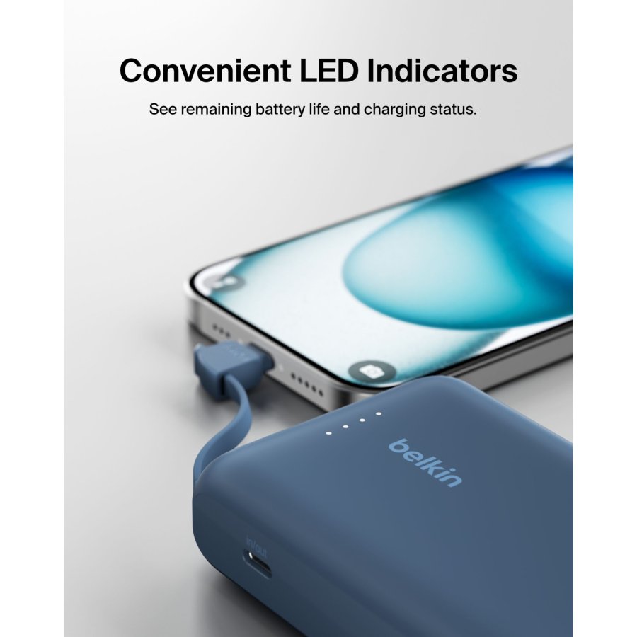 Belkin BOOST Charge Powerbk. 20W 10.000mAh USB-C blue BPB021hqBL #15
