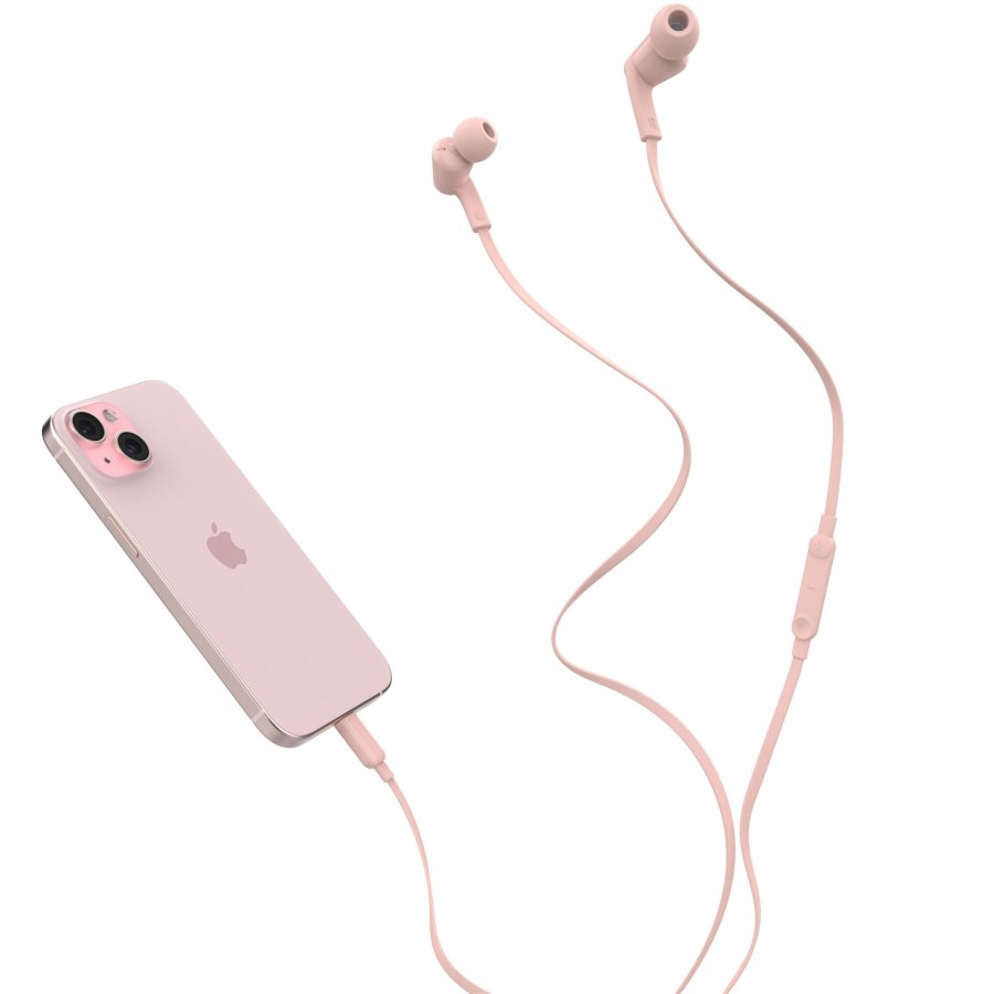 Belkin Rockstar InEar Headphones cabel, USB-C, pink G3H0002hqPKV2 #3