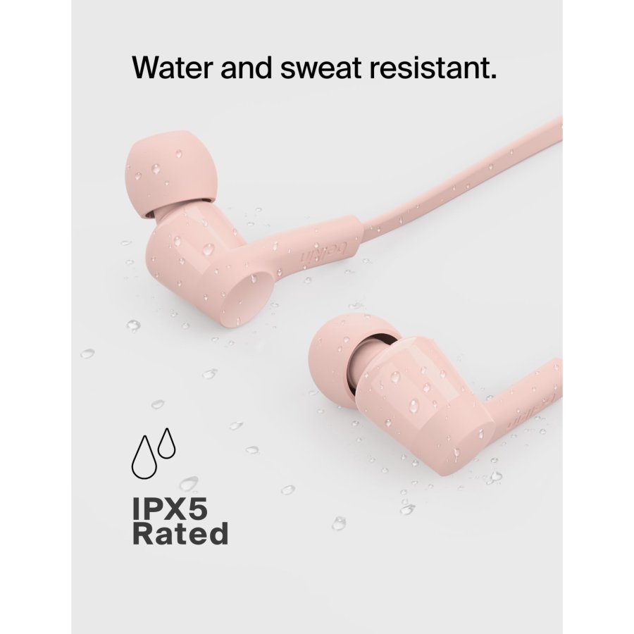 Belkin Rockstar InEar Headphones cabel, USB-C, pink G3H0002hqPKV2 #7