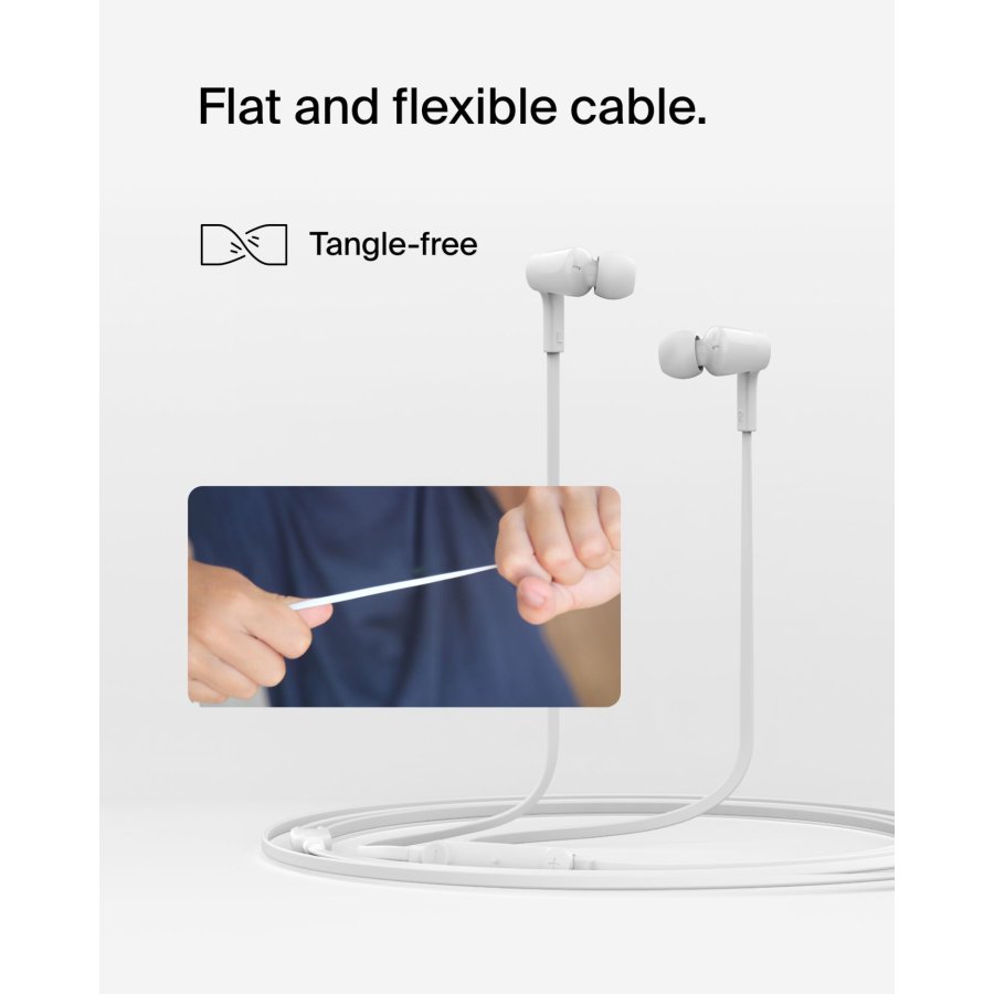 Belkin Rockstar InEar Headphones cable, USB-C, weiß G3H0002hqWHV2 #10