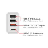 Verbatim USB Wall Charger 30W 1xUSB-C PD 3xUSB-A weiß    49701 #7