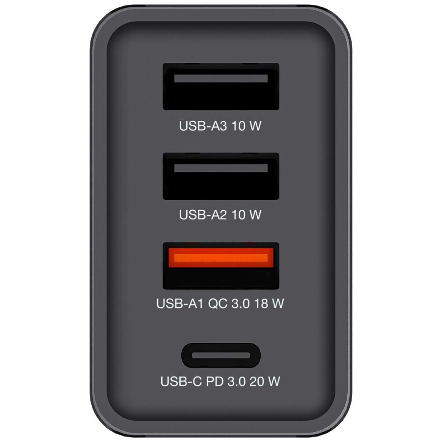 Verbatim USB Wall Charger 30W 1xUSB-C PD 3xUSB-A schwarz 49700 #2