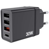 Verbatim USB Wall Charger 30W 1xUSB-C PD 3xUSB-A schwarz 49700 #3
