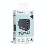 Verbatim USB Wall Charger 30W 1xUSB-C PD 3xUSB-A schwarz 49700 #7