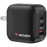 Verbatim Mini GaN Charger 70W 2xUSB-C PD, 1xUSB-A QC 3.0 32229 #1