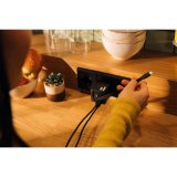 Verbatim Gan Charger 65W 2xUSB-C PD,1xUSB-A, retrac. Cable  32217 #14