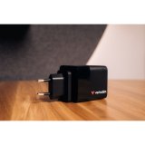 Verbatim Gan Charger 65W 2xUSB-C PD,1xUSB-A, retrac. Cable  32217 #18