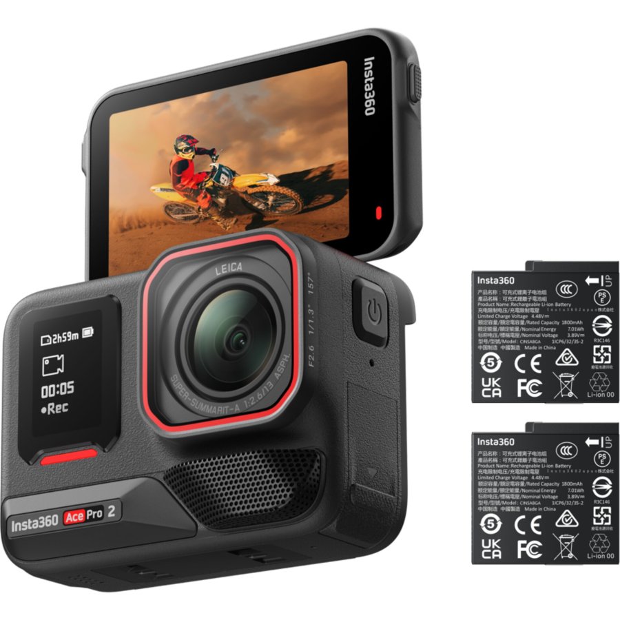 Insta360 Ace Pro 2 Actioncam Dual Battery Bundle #1