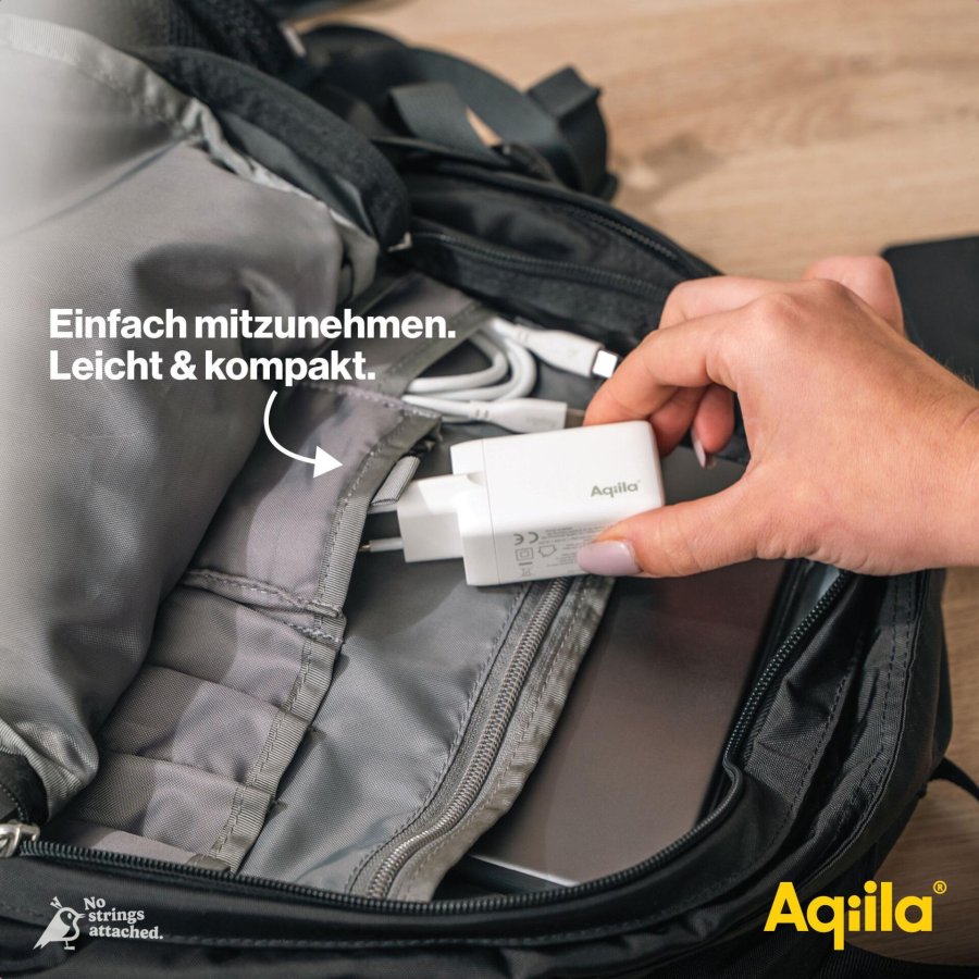 Aqiila Chargebird W3 65W 2x USB-C 1x USB-A #8