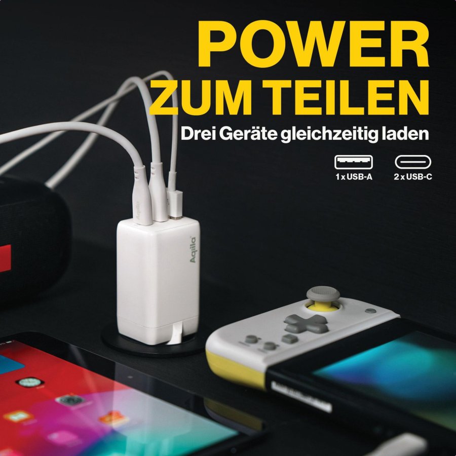 Aqiila Chargebird W3 65W 2x USB-C 1x USB-A #9