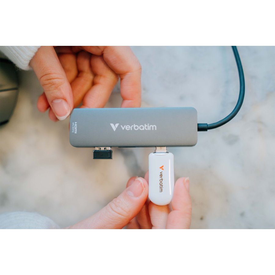 Verbatim Plectra White     128GB USB-C Flash Drive          30229 #6