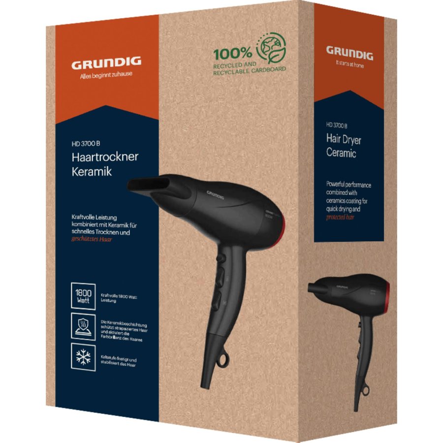 Grundig HD 3700 B Haartrockner #7