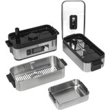 WMF KITCHENminis 0415090011 dampkoger 2 kurv(e) Bordplade 900 W Sort, Rustfrit stl #3