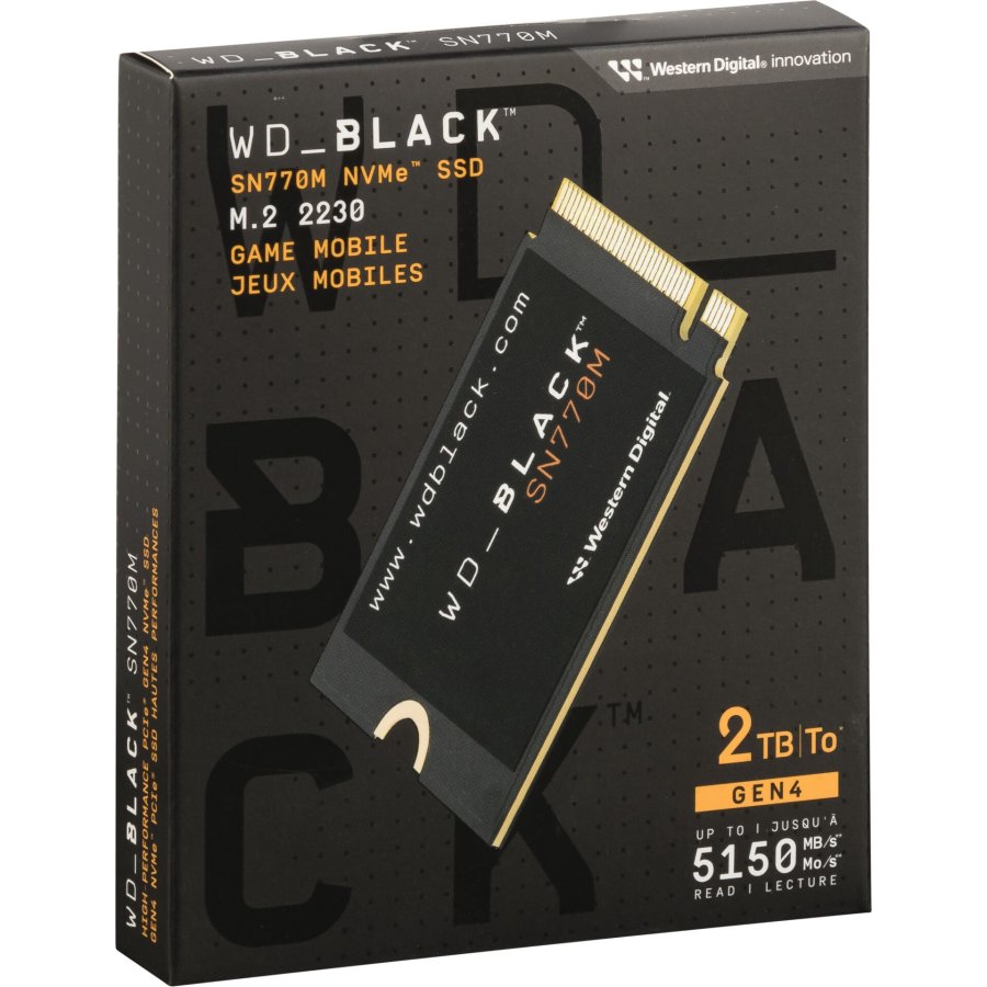 Western Digital Black SSD    2TB SN770M NVMe   WDBDNH0020BBK-WRSN #1