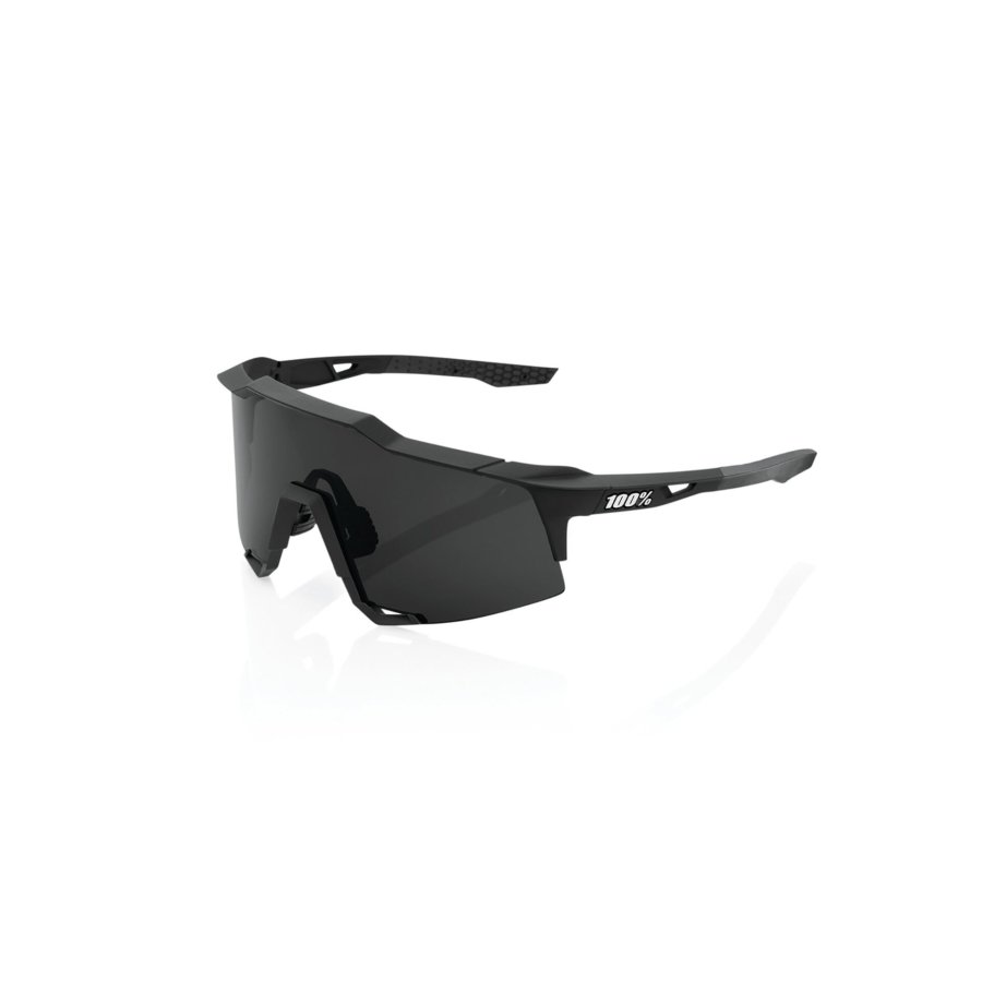 100percent Speedcraft Smoke Lens Soft Tact Black #1
