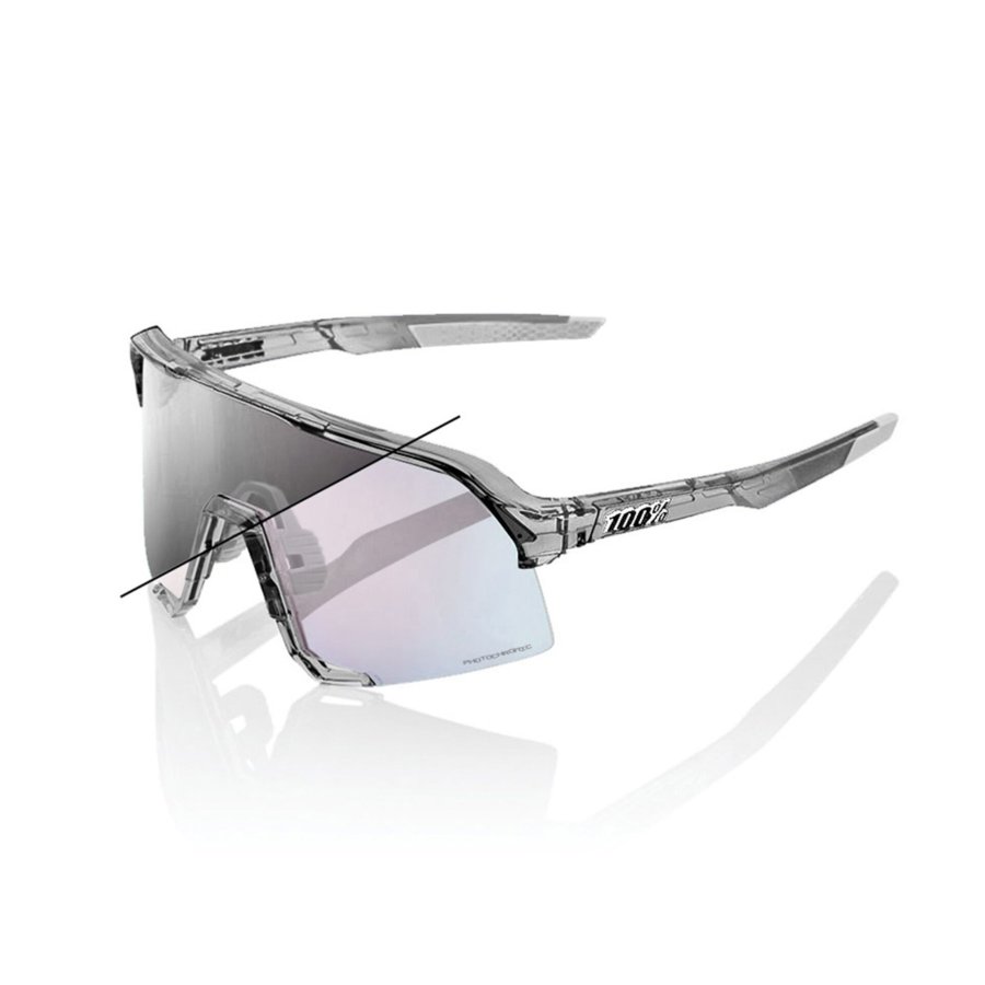 100percent S3 Photochromic Rose Gold Lens Polished Transl. Grey #1