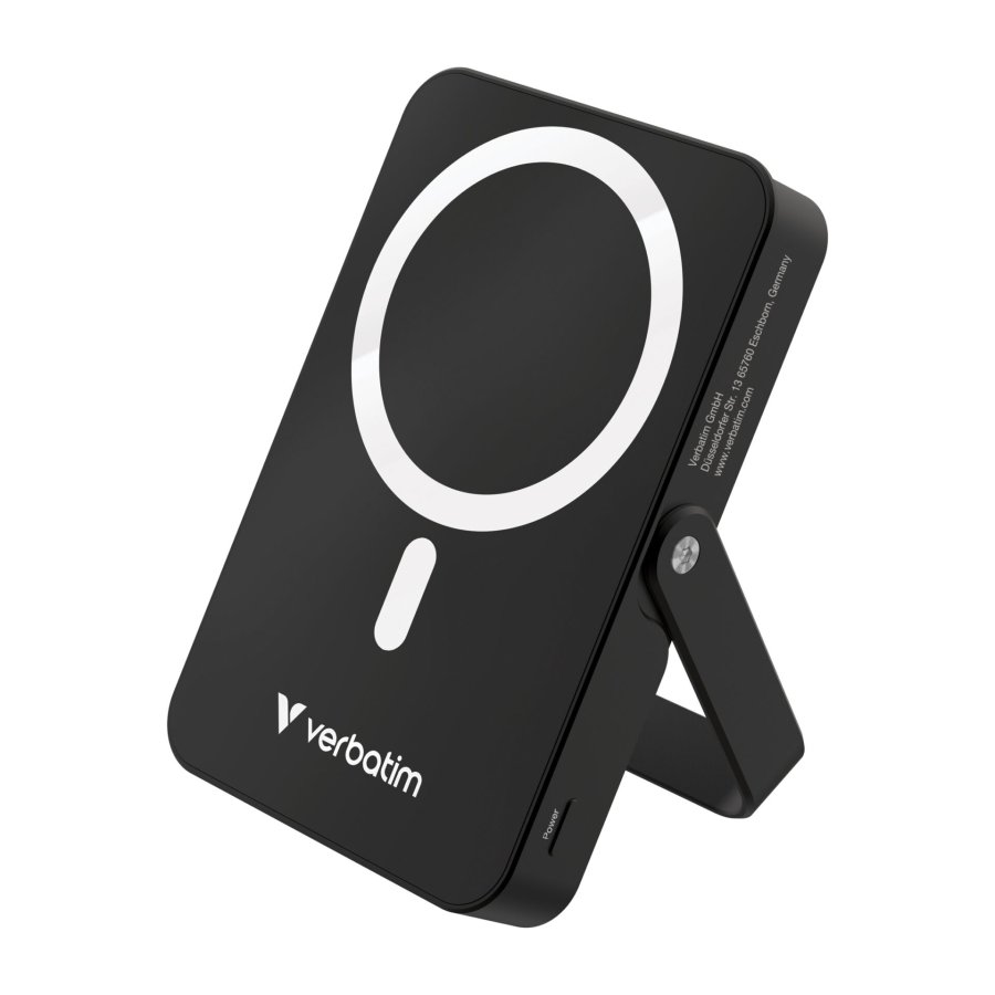 Verbatim Power Bank mit Standfuß mag.wireless 10000mA schw. 32264 #1