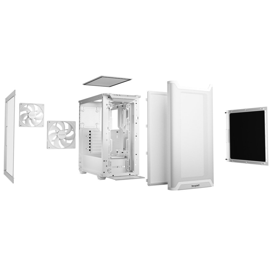 be quiet! PURE BASE 501 Airflow Window White housing #3