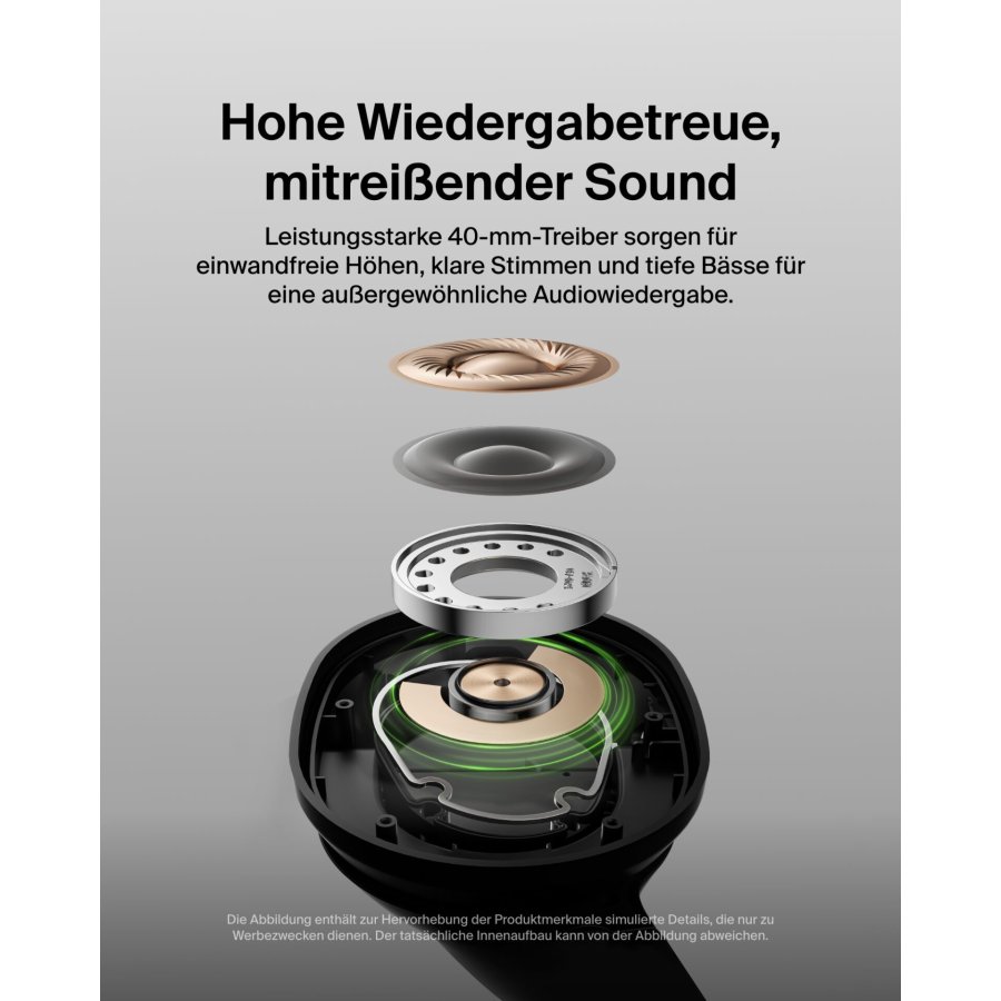 Belkin Soundform Surround black Over-Ear, wireless    AUD009hqBK #16