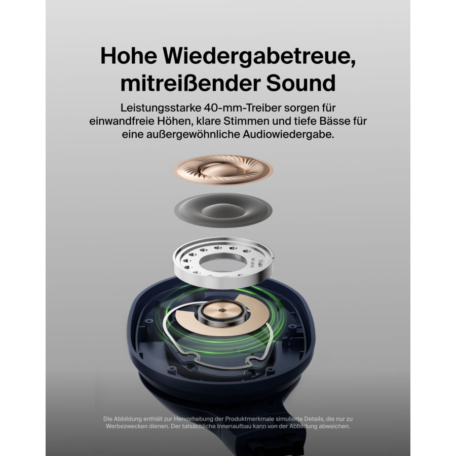 Belkin Soundform Surround blue Over-Ear, wireless    AUD009hqBL #11